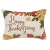 Happy Thanksgiving Beaded Lumbar Pillow