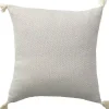 Harbor Chevron Organic Cotton Throw Pillow