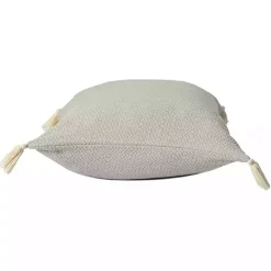 Harbor Chevron Organic Cotton Throw Pillow