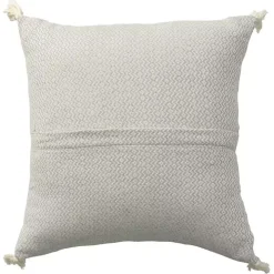 Harbor Chevron Organic Cotton Throw Pillow