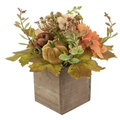 Harvest Floral and Pumpkin Arrangement