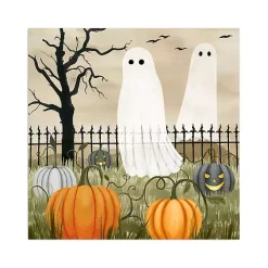 Haunted Pumpkin Patch Halloween Wall Plaque