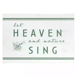 Heaven and Nature Sing Wall Plaque