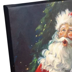 Ho Ho Ho Santa Claus Canvas Art Print