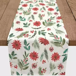Holiday Florals Table Runner, 72 in.