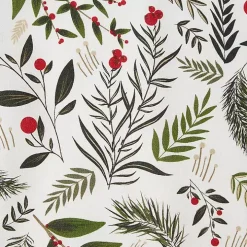 Holly Twigs Cotton Napkins, Set of 6