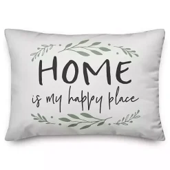 Home Is My Happy Place Pillow