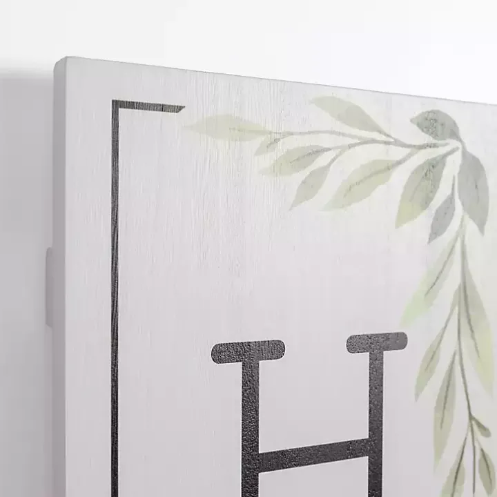 Home Sweet Home Greenery Porch Board