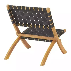 Honey Acacia Wood Low Slung 3-pc. Bistro Set