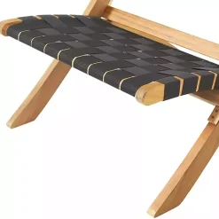 Honey Acacia Wood Low Slung 3-pc. Bistro Set