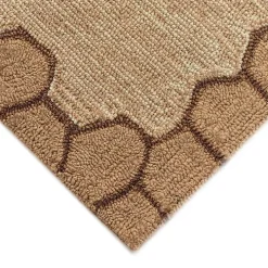 Honeycomb Bees Outdoor Area Rug, 5x7