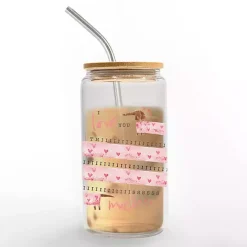 I Love You Thiiiiis Much Glass Tumbler