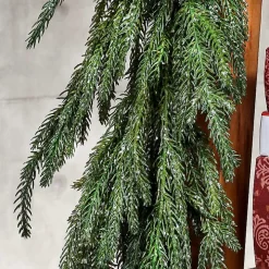 Iced Garden Norfolk Pine Garland