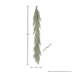 Iced Garden Norfolk Pine Garland