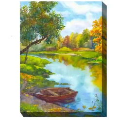 Idle Time Outdoor Canvas Art Print