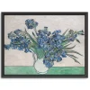 Irises II Framed Canvas Art Print, 42x32 in.