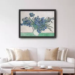 Irises II Framed Canvas Art Print, 42x32 in.