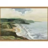 Irish Coast Framed Canvas Art Print
