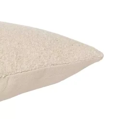 Ivory Boucle Handwoven Pillow