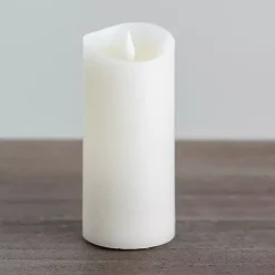 Ivory LED Soft Flame Pillar Candle, 3x7 in.