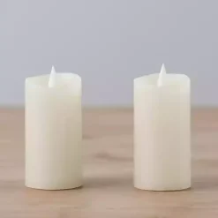 Ivory LED Soft Flame Votive Candle, Set of 2