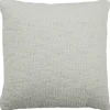Ivory Soft Nubby Woven Pillow