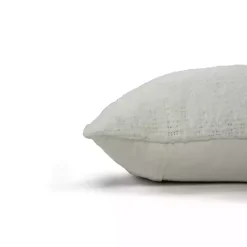 Ivory Soft Nubby Woven Pillow