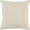 Ivory Woven Nubby Pillow