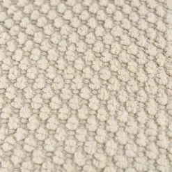 Ivory Woven Nubby Pillow