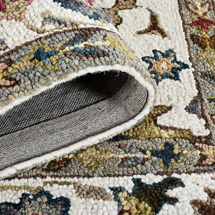 Jackson Ivory Hand-Tufted Area Rug, 5x7