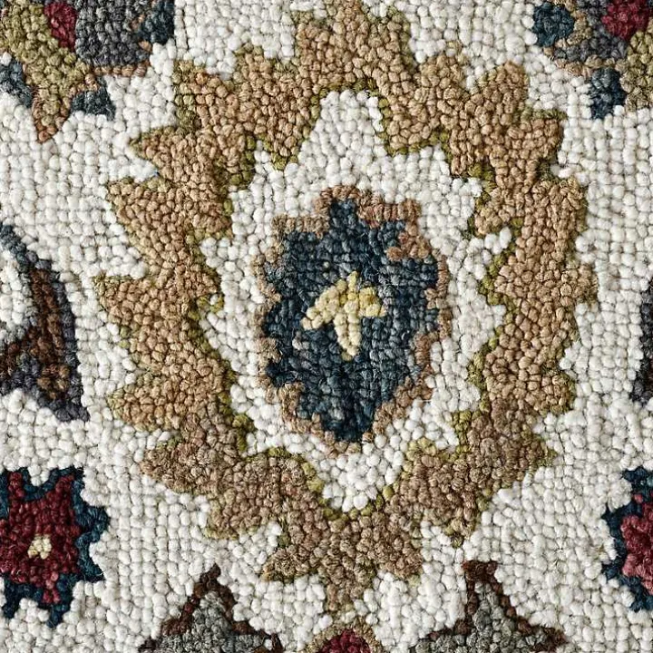 Jackson Ivory Hand-Tufted Area Rug, 5x7