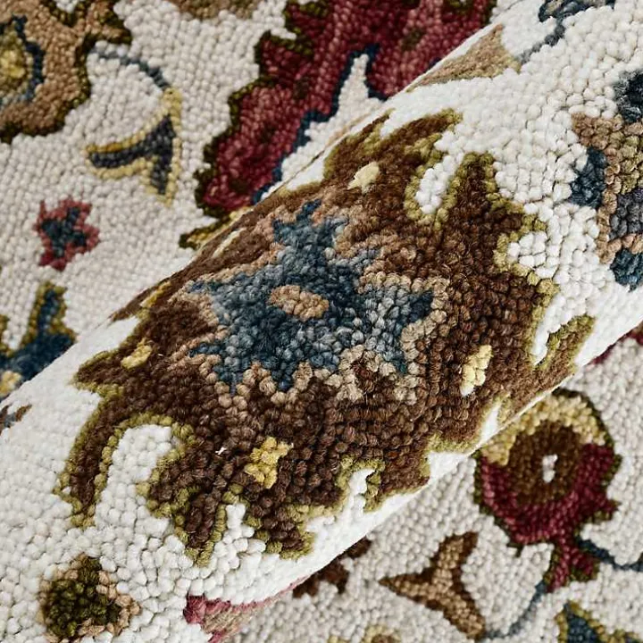 Jackson Ivory Hand-Tufted Area Rug, 5x7