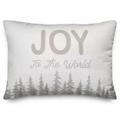 Joy to the World Christmas Pillow