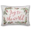 Joy to the World Lumbar Pillow