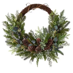 Juniper and Evergreen Vine Wreath