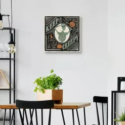 Keep It Creepy Skeleton Canvas Art Print