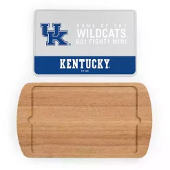 Kentucky Wildcats Wood and Glass Serving Board