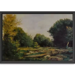 La Clairiere Framed Canvas Art Print, 32x48