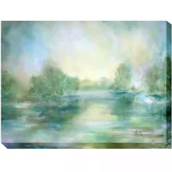 Lake View Outdoor Canvas Art Print