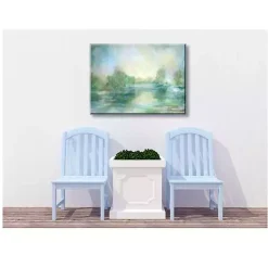 Lake View Outdoor Canvas Art Print