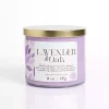 Lavender & Oak 14 oz. Gold Lid 3-Wick Jar Candle