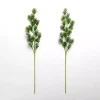 Lavender Thistle Flower Stems, Set of 2