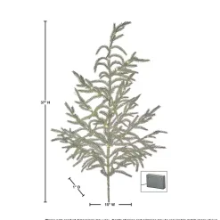 LED Natural Touch Norfolk Pine Spray