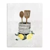 Lemon Kitchen Utensils Canvas Art Print