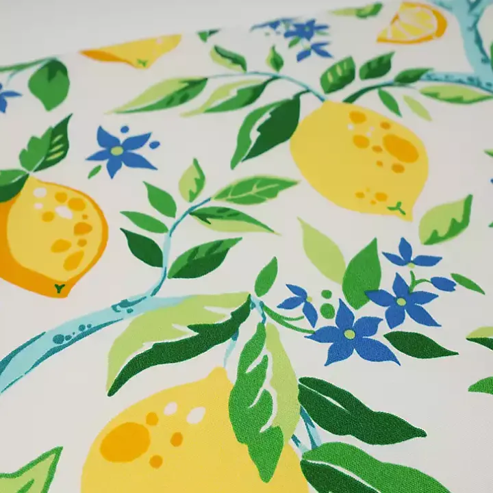 Lemon Tree Outdoor Pillows, Set of 2