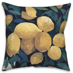 Lemon Tree Outdoor Throw Pillow