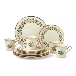 Lenox Holly Gold Edge 12-pc. Dinnerware Set