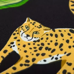 Leopard & Palm Tree Outdoor Pillow, 22 in.