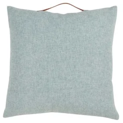 Light Blue Chenille Handle Pillow