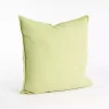 Lime Fringed Edge Pillow